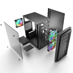 Revenger FIRE Mid Tower RGB Gaming Case