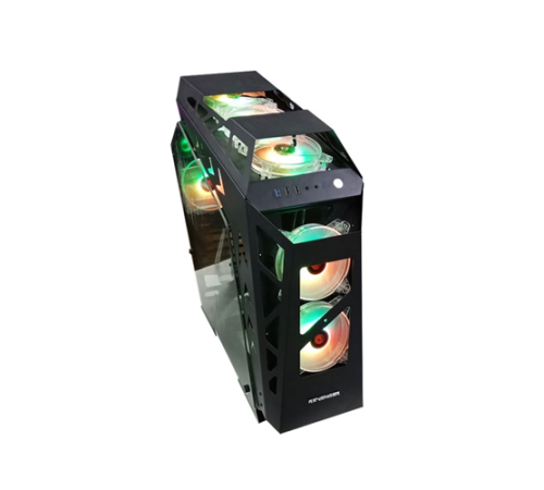 Revenger Jackhammer Tempered Glass Gaming Case with 120mm ARGB Controller