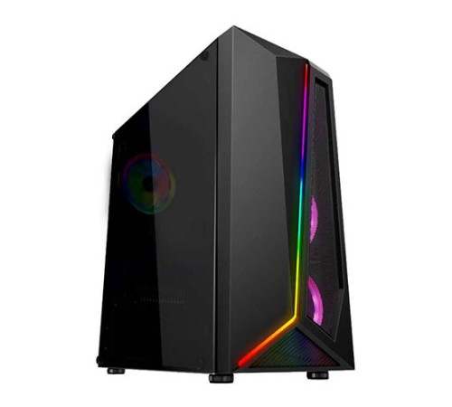 REVENGER EVESKY Tempered Glass RGB Gaming Casing