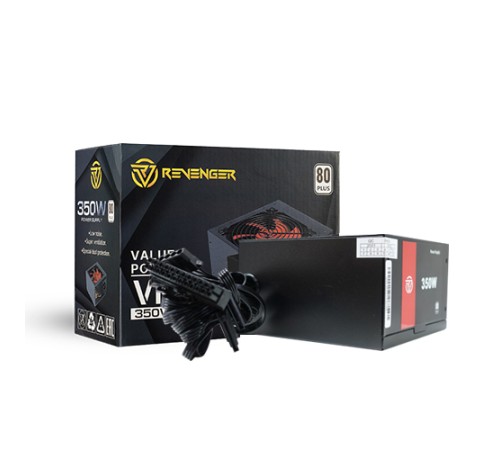 Revenger VALUE POWER 350W Non Modular 80 Plus Black Power Supply