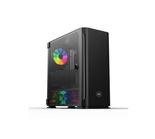 Revenger Bit Force Mid Tower Argb Gaming Pc Case Galaxy