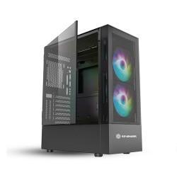Revenger GHOST 2 Mid Tower RGB ATX Gaming Case (Black)