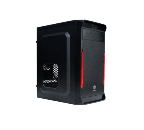 Revenger MX-2 Mini Tower Black Led STRIPE Micro-ATX Desktop Casing with 350W PSU